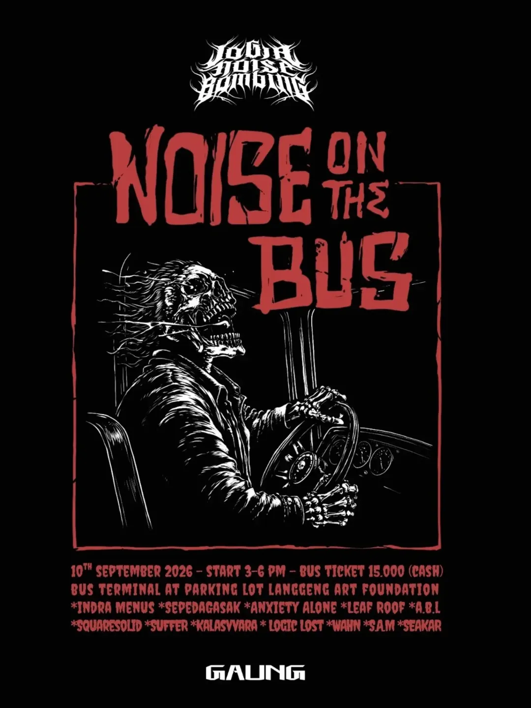 JOGJA NOISE BOMBING - NOISE ON THE BUS