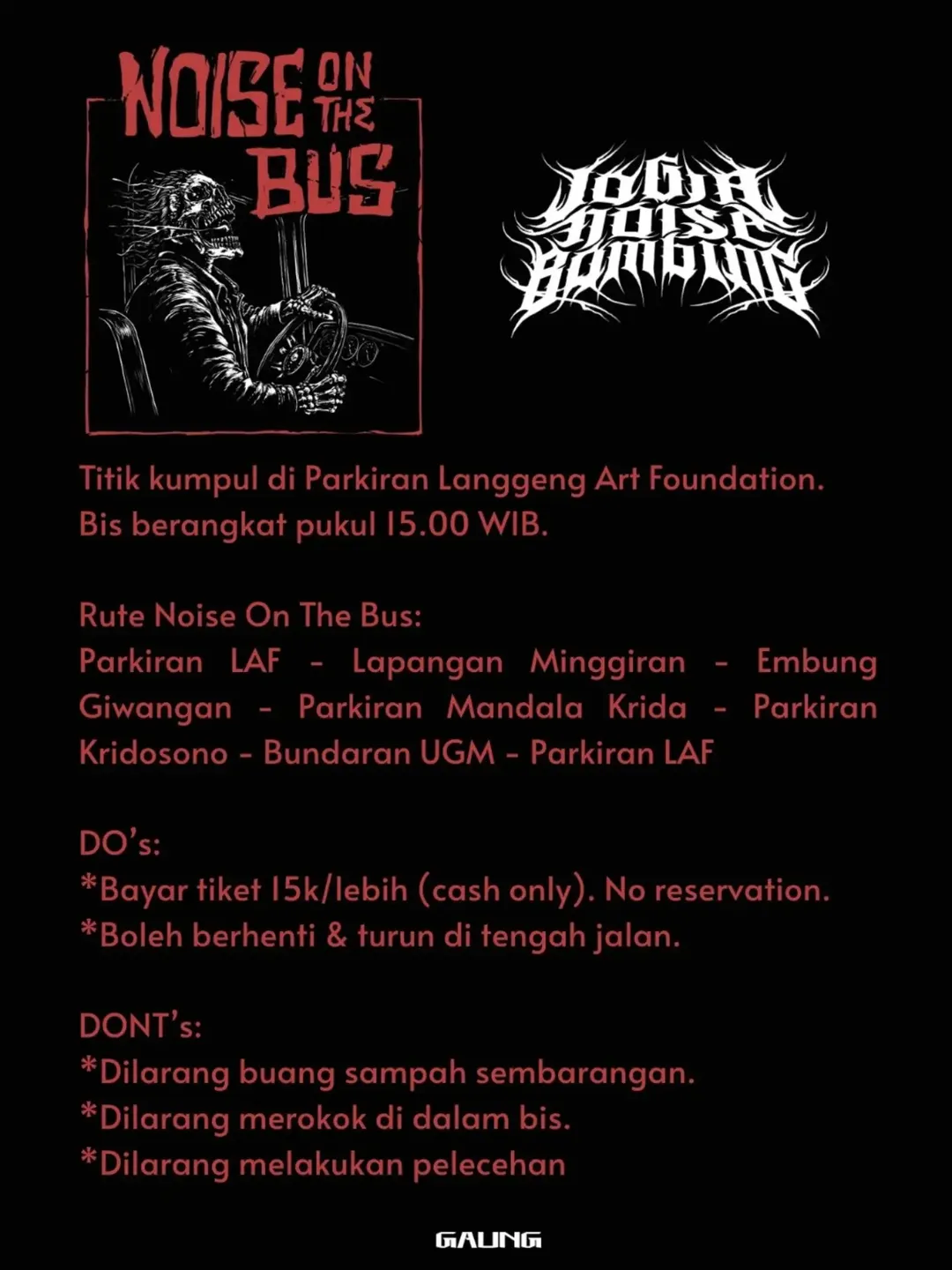 JOGJA NOISE BOMBING - NOISE ON THE BUS
